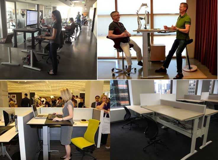 Modern Standing Desks, Eneroc, Workplace Health & Safety by PCG