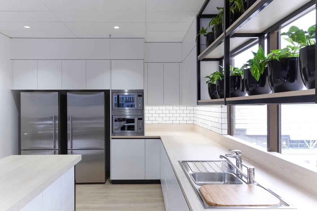 NTI Sydney Office Kitchen Design by PCG